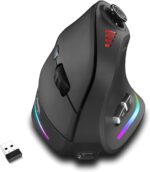 Gaming Mouse with 5 D Rocker, Wi-fi Vertical Mouse with [24000 DPI]... - Image 2