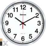 Geevon 12 Inch Atomic Wall Clock - Self-Setting Analog Clock with Auto... - Image 2