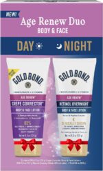 Gold Bond Age Renew Day & Night time Duo Lotion Set for Physique & Face, Gold B... - Image 2