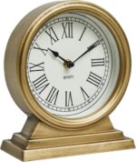 Gold Mantle Clock – Classic Fashion Desk Clock for Dwelling Room Décor,Vi... - Image 2