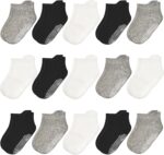 HYCLES 15 Pairs Toddler Socks, Youngsters Grip Socks for 6-12 Month 1-7 Yr... - Image 2
