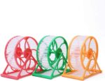 Hamster Train Wheel, Silent Operating Wheel with Stand for Hamsters, ... - Image 2