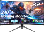 KTC 32 Inch 240Hz Curved Gaming Monitor, FHD 1080P 1500R HDR Gaming PC... - Image 2