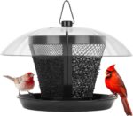 Kingsyard Fowl Feeder for Outdoors, Twin-Use Metallic Mesh Wild Fowl Feede... - Image 2