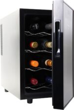 Koolatron 8 Bottle Wine Fridge – Freestanding Wine Cooler with Glass D... - Image 2