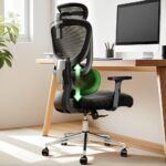 Marsail Ergonomic Workplace Chair with Adjustable Lumbar Help & 2D Hea... - Image 2