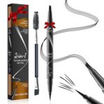 Microblading Eyebrow Pen Waterproof - Eyebrow Pencil Magical 2-in-1 Du... - Image 2