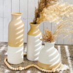 Fashionable Farmhouse Vases (Set of three) - Boho Vases for Pampas Grass, Eucal... - Image 2