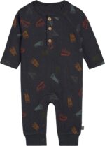 Fashionable Moments by Gerber Child Henley Waffle-Knit Romper - Image 2