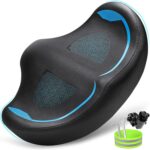 Noseless Outsized Bike Seat for Males Ladies Consolation, Further Broad Padded ... - Image 2