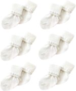 Nurses Alternative 6 Pairs Keep-On Child Socks, Comfortable Bubble Cuff Cotton Boot... - Image 2