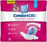 OUT! PetCare Disposable Canine Diapers Feminine, Potty Coaching, Canine Diaper... - Image 2