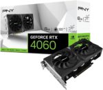PNY GeForce RTX 4060 8GB Verto Twin Fan Graphics Card DLSS 3 (128-bi... - Image 2