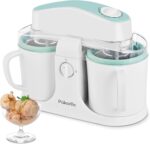 Pukomc Ice Cream Maker Machine for House Use, with Two Ice Cream Bowls,... - Image 2