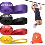 Pull Up Help Bands Set 5 LBS - 230 LBS, Lengthy Resistance Bands fo... - Image 2