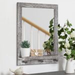 Rustic Rectangle Mirror with Self Mounted Body for Bed room Dwelling Roo... - Image 2