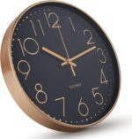 Silent Wall Clock 12 Inch Non-Ticking Wall Clocks Battery Operated for... - Image 2