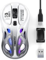 Wi-fi Gaming Mouse, Tri-Mode 2.4G/USB-C/Bluetooth Mouse, 800-4800 D... - Image 2