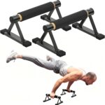 Wooden Parallettes Push Up Bars, Stable Picket Handstand Bars with Anti-S... - Image 2