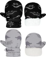 YMYDYFC Toddler Mittens 2 Pack Child Waterproof Gloves Toddler Snow Glo... - Image 2