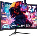 Z-Edge 27 inch Curved Gaming Monitor, QHD 1440P 165Hz 144Hz Curved 150... - Image 2