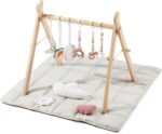 little dove Child Health club with Mat, Wood Play Health club with 9 Sensory Toys, Fo... - Image 2